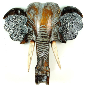 Wanddekoration Elefant Head, 30 cm